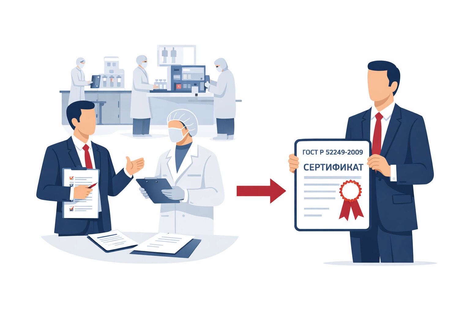 Процедура сертификации ГОСТ Р 52249-2009 в Магасе